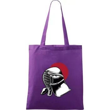 Nákupní taška Japan culture - šerm - Taška bavlněná - 42 x 38 cm ( Fialová )