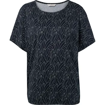 Pánské tričko 703012 - Tchibo - Halenkové tričko se spadlými rameny - pro ženy - vel. XXL 52/54 - barva: modrá/s potiskem