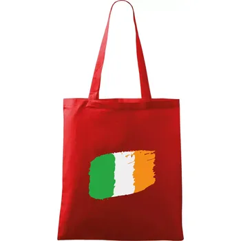 Irská vlajka - Taška bavlněná - 42 x 38 cm ( Červená )