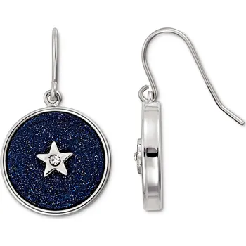 Náušnice 689641 - Tchibo - Závěsné náušnice Hvězdná obloha - barva: modrá