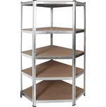 Profi Tools Kovový rohový regál ZEUS 180 x 90 x 70 x 40 cm 5 polic TC-081 + Nůž ulamovací v hodnotě 39,-