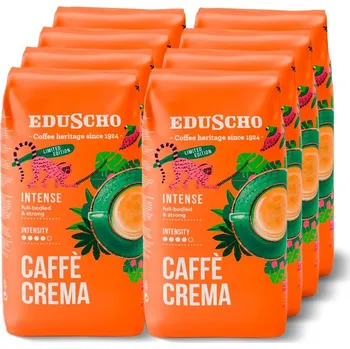 Káva Eduscho Caffè Crema Intense zrnková káva 8x 1 kg