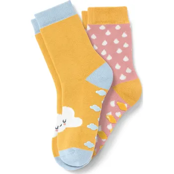 666158 - Tchibo - Dětské protiskluzové ponožky - pro ženy - vel. 35-38 - barva: bílá