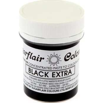 Potravinářské barvivo Sugarflair Black Extra 42 g