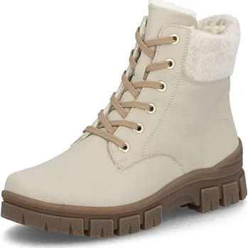 Dámské kozačky Dámská kotníková obuv RIEKER Z1102-60 béžová W5 39