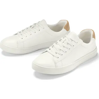 Dámská obuv 698585 - Tchibo - Kožené tenisky - pro ženy - vel. 41 - barva: bílá