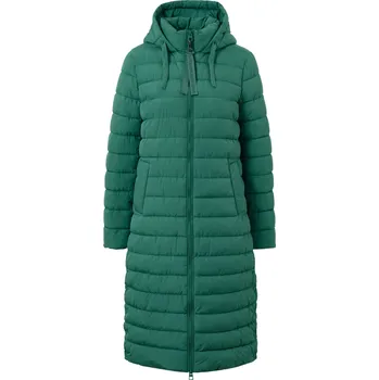 Dámské oblečení Tchibo Prošívaný kabát s kapucí Zelená 44