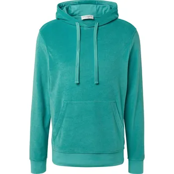 Pánská mikina 698928 - Tchibo - Froté mikina s kapucí - pro muže - vel. L 52/54 - barva: modrá