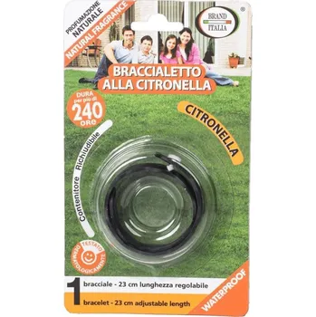 zubní pasta Náramek s vůní citronelly a levandule