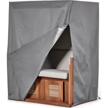 Obal na květináč 681576 - Tchibo - Prémiový obal na plážový koš XXL - barva: šedá