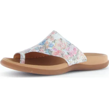 Dámské žabky GABOR dámské žabky s květinovým vzorem broušené kožené | 63.700.30 Velikost: 38