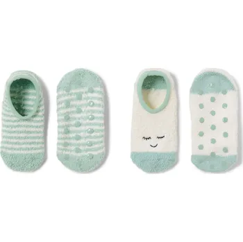 Dámské ponožky 692874 - Tchibo - Ponožkové papuče - pro ženy - vel. 35-38 - barva: bílá