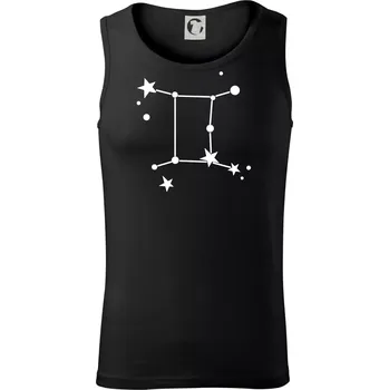 Pánské termoprádlo Souhvězdí - Gemini - Blíženci - Tílko pánské Core - 2XL ( Černá )