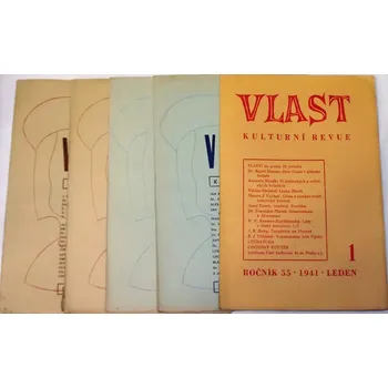 Časopis Vlast č. 1-5/1941, ročník 55