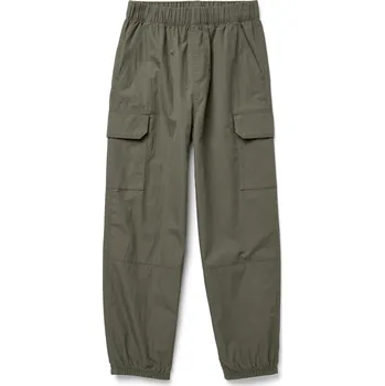 Chlapecké kalhoty 697179 - Tchibo - Dětské cargo kalhoty - pro ženy - vel. 134/140 - barva: zelená