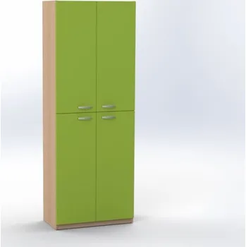 Šatní skříň TVAR v.d. Klatovy Skříň čtyřdveřová, v. 215 cm