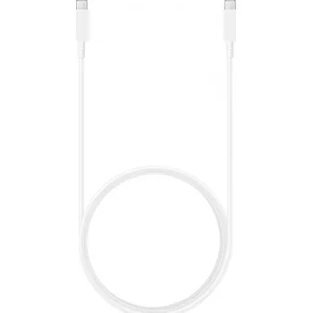 Datový kabel Originální Samsung USB-C / USB-C datový kabel 5A 100W 1,8m Barva: Bílá