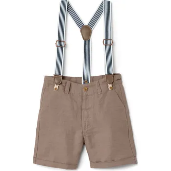 680836 - Tchibo - Dětské šortky - pro miminko - vel. 74/80 - barva: hnědá