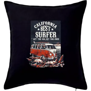 Polštář Let the Sea Set You Free - Polštář 50x50 - 50x50 - Pouze potah ( Černá )