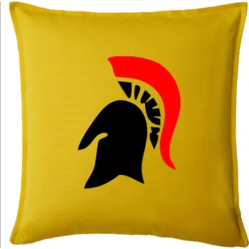Polštář Řím Sparta helma - Polštář 50x50 - 50x50 - Pouze potah ( Žlutá )