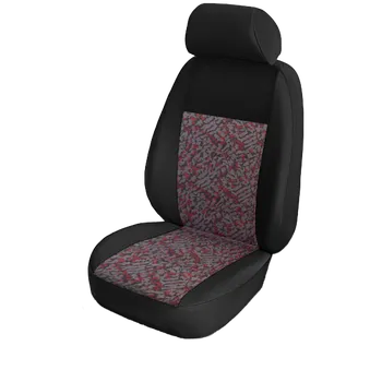 Ochranný autopotah Autopotah pro Seat Le&amp;#039;on (2005-2012), typ 1, Adys červený, řidič + spolujezdec