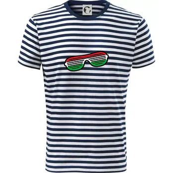 Pánská móda Italie brýle - Triko na vodu - M ( Prouhovaná )