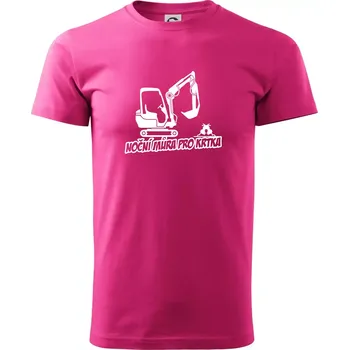 Noční můra pro krtka - Klasické pánské triko vyšší gramáže - S ( Purpurová )