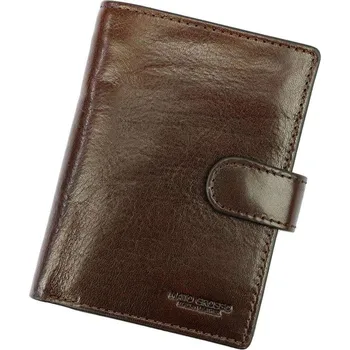 Peněženka Pánská kožená peněženka Mato Grosso 0703/17-25 RFID tmavě hnědá