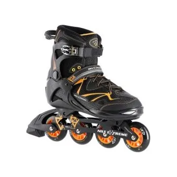 Kolečkové brusle NILS Extreme NA9022 oranžové EU 39 brusle + DÁREK DLE VÝBĚRU!