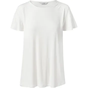 Pánské tričko 632964 - Tchibo - Triko s křidélkovými rukávy - pro ženy - vel. XL 48/50 - barva: bílá