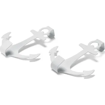 Věšák 694227 - Tchibo - Háčky na dveře - barva: bílá