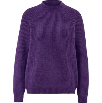 Dámské oblečení 689341 - Tchibo - Svetr z hrubého úpletu se stojáčkem - pro ženy - vel. M 40/42 - barva: fialová