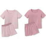 694995 - Tchibo - Dětská pyžama - dámské - vel. 110/116 - barva: bílá/s proužky