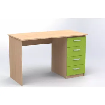 Psací stůl TVAR v.d. Klatovy Kancelářský stůl se čtyřmi zásuvkami vpravo