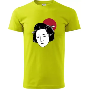 Pánské tričko Japan culture - žena - Klasické pánské triko vyšší gramáže - XL ( Limetková )
