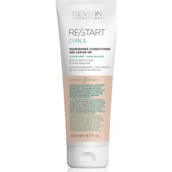 Revlon Professional Restart Curls Nourishing Conditioner bezoplachový vyživující kondicionér pro kudrnaté a vlnité vlasy 200 ml