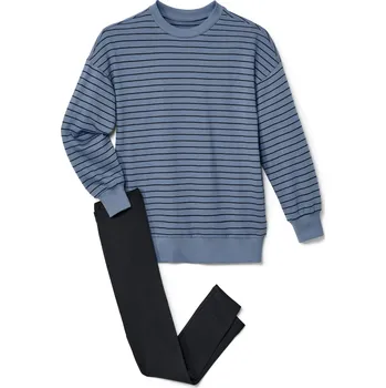 Chlapecké pyžamo 692396 - Tchibo - Dětské pohodlné pyžamo - pro dívky - vel. 146/152 - barva: modrá