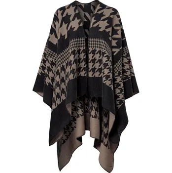 Dámské pončo 687089 - Tchibo - Pončo - barva: černá