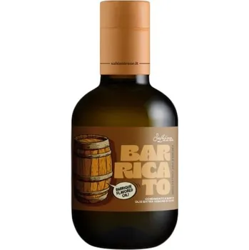 Rostlinný olej EVO Sabino Leone Condimento Barricato 250ml (Ochucený olivový olej extra vergine s příchutí Barrique)