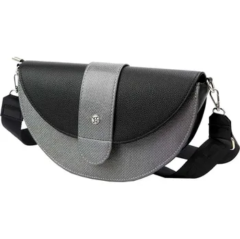 Kabelka Dámská eko kabelka černá Gregorio SPP334 SHINY HOLO crossbody přes rameno
