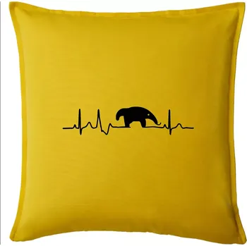 Polštář Mravenečník EKG - Polštář 50x50 - 50x50 - Pouze potah ( Žlutá )