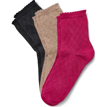 Pánské ponožky 687269 - Tchibo - Ponožky s třpytivou přízí - pro ženy - vel. 39-42 - barva: černá