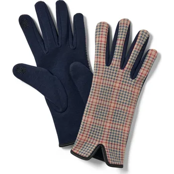 Rukavice 666331 - Tchibo - Rukavice - pro ženy - vel. 8 - barva: modrá/kostkovaný