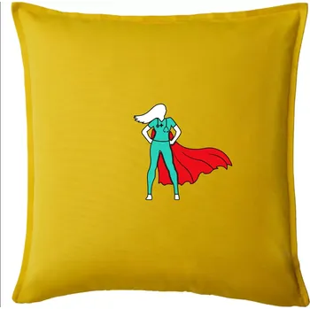 Polštář Super doktorka - Polštář 50x50 - 50x50 - Pouze potah ( Žlutá )