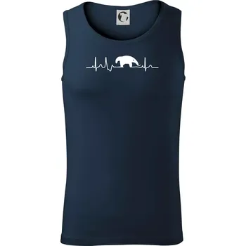 Mravenečník EKG - Tílko pánské Core - 2XL ( Námořní modrá (velmi tmavá - téměř černá) )