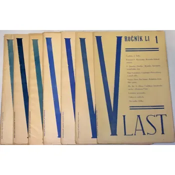 Časopis Vlast č. 1-12/1937, ročník 51