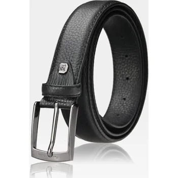 Opasek Pánský opasek Pierre Cardin Černý pravý ROBO (120cm)