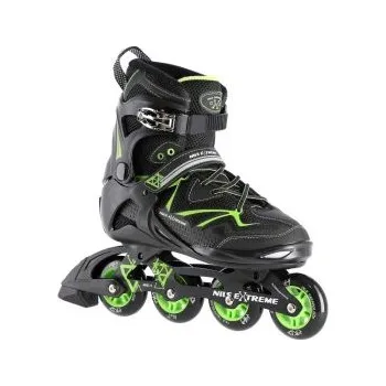 Kolečkové brusle NILS Extreme NA9022 zelené EU 43 brusle + DÁREK DLE VÝBĚRU!