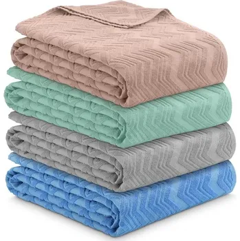 deka Dormeo Bavlněná Terry Deka 200x200 cm Modrá