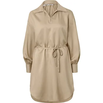 636223 - Tchibo - Dlouhá halenka ze lněné směsi - pro ženy - vel. 40 - barva: béžová